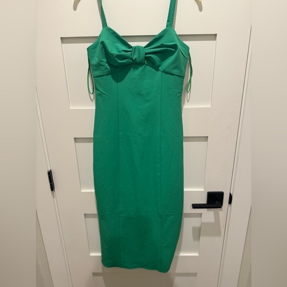 cinq a sept NWT MIDI ERICA DRESS Green SZ 0 ✨🔥🔥 - Picture 8 of 9